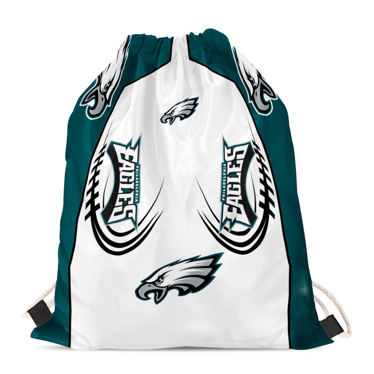 Philadelphia Eagles Drawstring Backpack sack / Gym bag 18